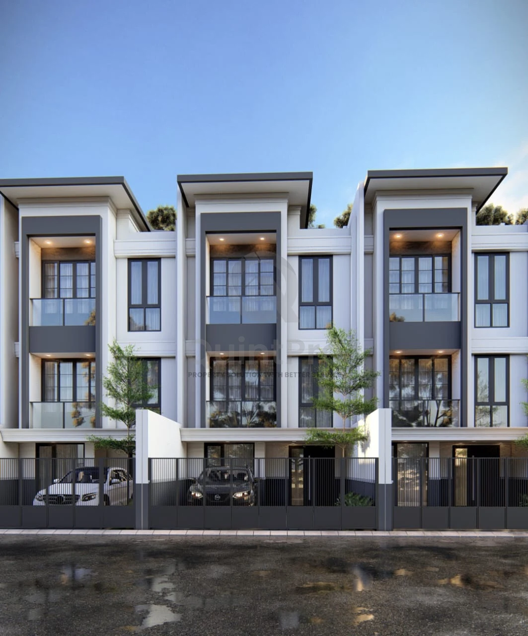 Rumah Modern 5+1KT 3 Lantai di Boulevard Citra Tangerang, SHM One Gate System
