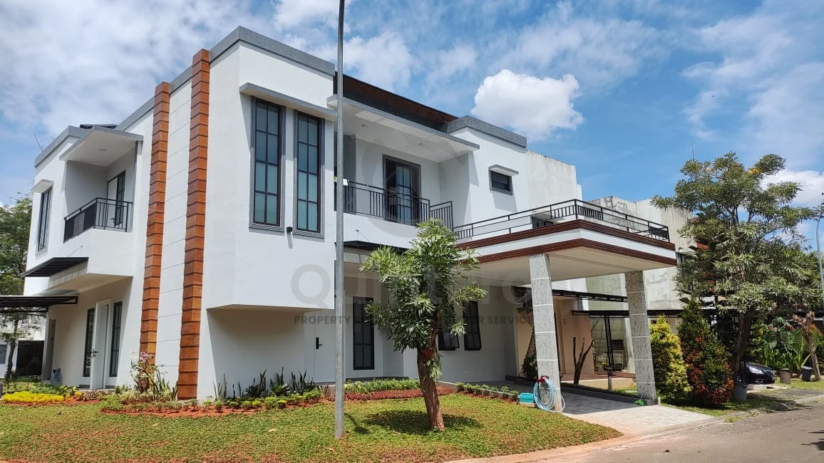 Rumah Modern 4+1KT di Verdant Ville BSD, 2 Lantai 320m² PPJB