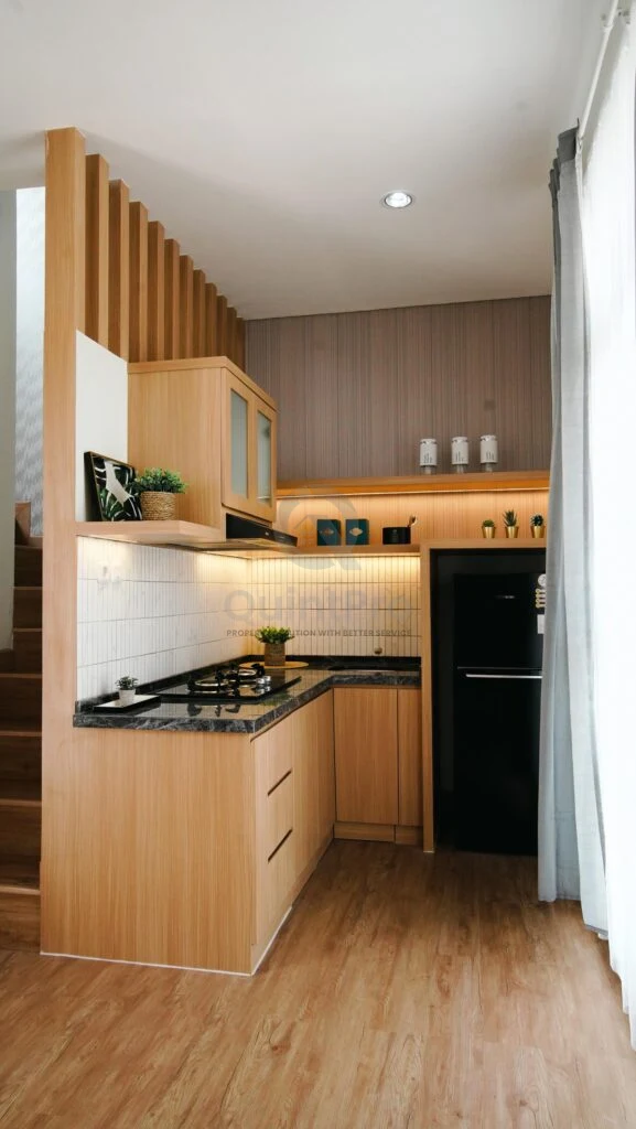 Rumah Modern 3 Lantai 3KT di Asanna Village Pamulang, 60m² Tropical Design AJB — foto 4