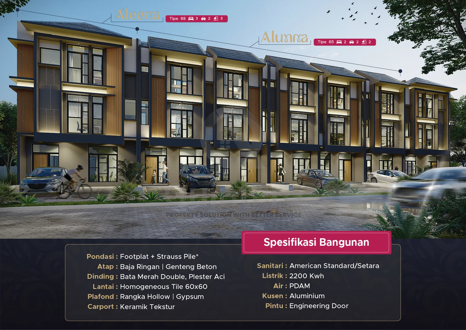 Rumah Modern 3KT 3 Lantai di Asanna Village Pamulang, Dekat BSD City AJB