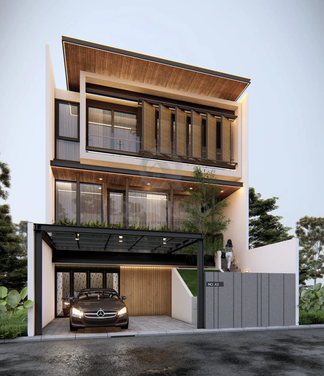 Rumah Modern 5+1KT 465m² di Citra 2 Ext Kalideres, 3 Lantai SHM Baru