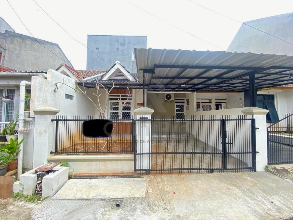 Rumah 2KT di Griya Loka BSD, SHM Siap Huni Carport Kanopi