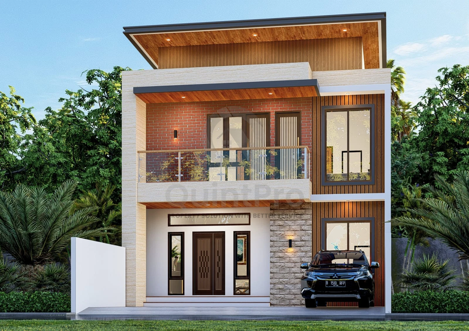 Rumah Modern 4+1KT 288m² Nusa Loka BSD, 2 Lantai Siap Juli PPJB — foto 2